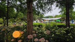 진주 정원산업박람회 악천후에도 구름 인파