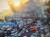 거제 장평동 폐차장서 불…인명피해 없어