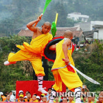 남북 소림승 푸젠서 무술 겨루기