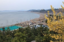 금강변의 웅포 곰개나루 관광지 곱배기로 즐기기