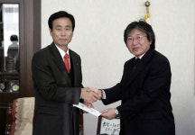 [포토뉴스]김봉수 (주)미리내개발 대표 시 방문