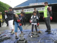 [포토뉴스]<태백> 하장초교 광해현장 탐방