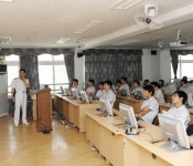 [포토뉴스]해군 제1함대 고교 순회 안보교육