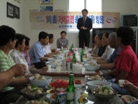 [포토뉴스]횡성우체국 송전리 삼계탕 대접