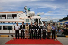 [포토뉴스]양양 남애항 유람선 취항식