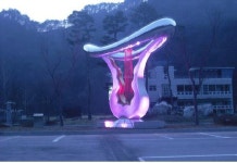 [인제]인제 수변공원 래프팅 상징조형물 설치