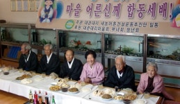 [포토뉴스]횡성 대관대리 개나리마을 새농어촌건설운동추진단 합동세배