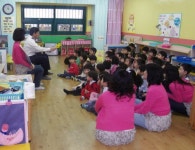 [포토뉴스] 동해경찰서 어린이집 원생 대상 교통안전교육