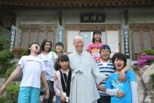 영어 가르치는 스님