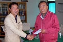 [포토뉴스] 평창(상)휴게소, 농악발전기금 전달