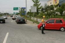 [원주]대형마트 주변 도로 불법주정차로 몸살