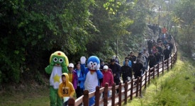 [원주]배부른산 오솔길 시민들의 참여 물결 이뤘다