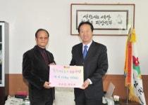 [포토뉴스]횡성 선돌막국수 윤순길대표 쌀 전달