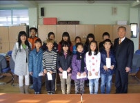 [포토뉴스]주문초교 익명의 기부자 기탁 농산물 상품권 수여