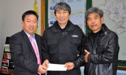 [포토뉴스]청룡종합건설 장학금 기탁