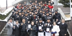 강릉영동대 `9회 대역전극 회장기 전국야구 리그전 우승