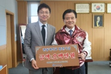 서울히어로즈 관동대에 대학발전기금 500만원 전달