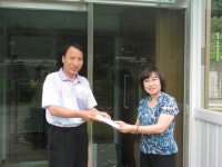 [포토뉴스]화천우체국 장애인복지시설 위문