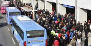 [춘천]용산역까지 1일 46~64회 운행하라