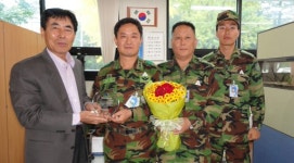 [포토뉴스]7사단 공병대대 으뜸봉사단체 인증