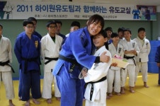 국가대표 정경미·김경옥 꿈나무 1일 코치