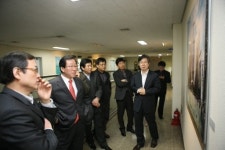 도교육청 본관 2층 복도 갤러리로 변신