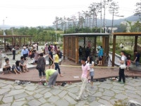 [속초]척산족욕공원 한 달 만에 1만명 찾았다