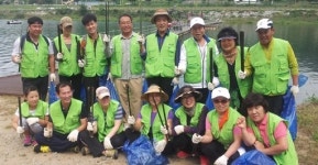 [포토뉴스]한아름 그린 봉사회원 환경정화 자원봉사