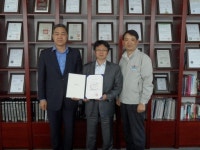 [포토뉴스](주)대경산업에 성능인증서 전달