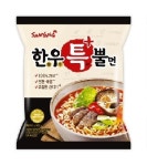 100% 한우의 진한 육수 삼양 `한우특+뿔면 출시