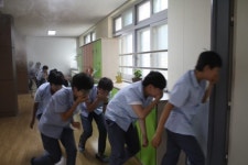 [포토뉴스]“화재 발생 시 코와 입을 막고 대피하세요”
