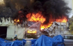 [포토뉴스]홍천 달력공장 화재