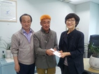 [포토뉴스]깜찍이 품바예술단 성금 기탁