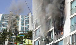 춘천 소양로 아파트 화재…1명 사망