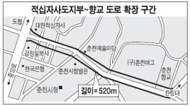 [춘천]향교 ~ 적십자사도지부 4차로 확장