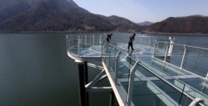 [포토뉴스]의암스카이워크 오늘 개방