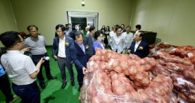 [포토뉴스]춘천시 농산물 저온저장고 개장