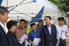 [포토뉴스]영월군의회 주요사업점검특별委 사업장 점검