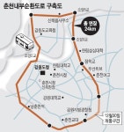 [춘천]내부순환도로 추진 28년만에 완전 개통
