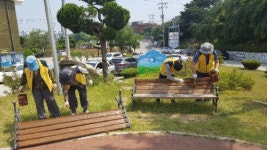[동해]동호동 웅녀마당 벤치 정비사업