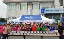 [포토뉴스]속초시 청호동주민센터 사랑의 김치 나누기