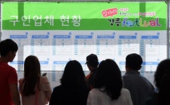 [강릉]뜨거운 취업 열기…28개 업체 100여명 채용