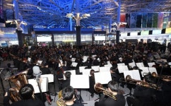 [포토뉴스]강릉역에 울려 퍼진 아름다운 선율