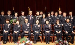 [포토뉴스]양양소방서 의용소방대장 합동 이·취임식