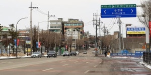 [포토뉴스]춘천 남부사거리~운교사거리 6차로 확장 올 상반기 완료