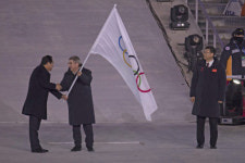 [포토뉴스]올림픽기 전달