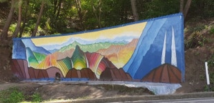 [횡성]갑천면 주민 재능기부로 만들어진 벽화