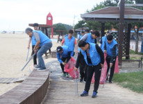 쌍용양회 동해공장 노조 환경정화 활동