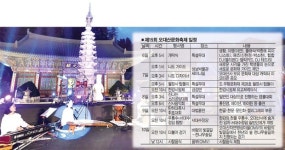 가을밤, 오대산 천년고찰이 문화로 물든다