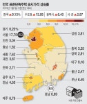 원주 관설동 8억8천만원 vs 216만원 영월 상동읍